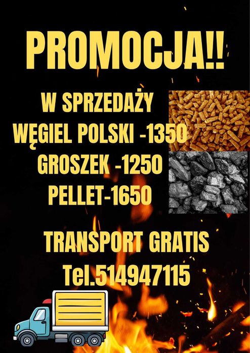 Pelet ,groszek, węgiel