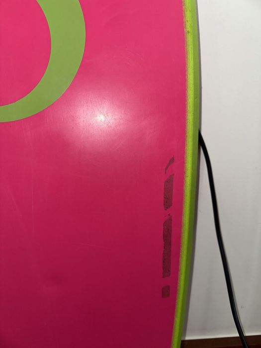 Prancha rosa de bodyboard Tribord