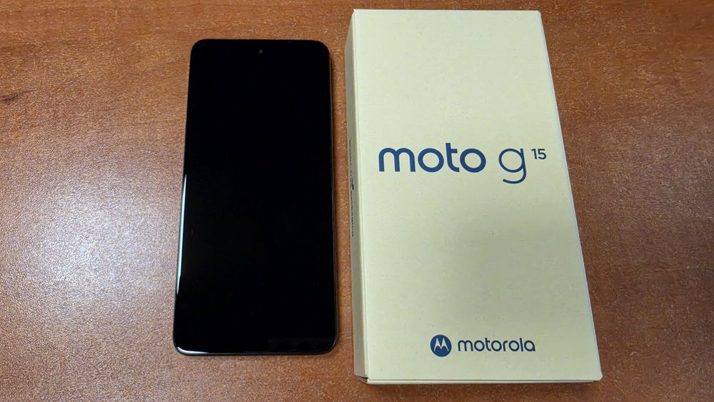 Motorola Moto G15 Dual Sim 128GB/8GB RAM szara, stan bdb, gwarancja