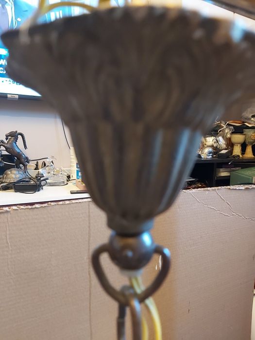 Zyrandol mosiężny  PRL