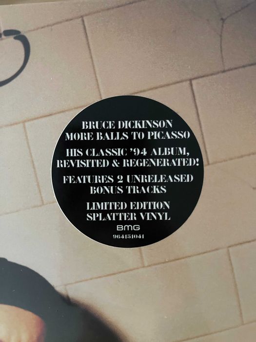 2LP (Splatter) Bruce Dickinson - More Balls to Picasso