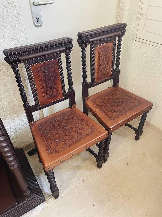 Mobiliário de escritório -  torcidos e tremidos estilo manuelino