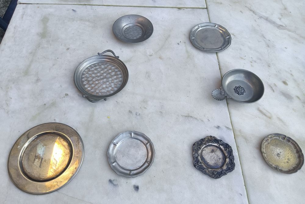 Estanho puro (95%} vários conjuntos