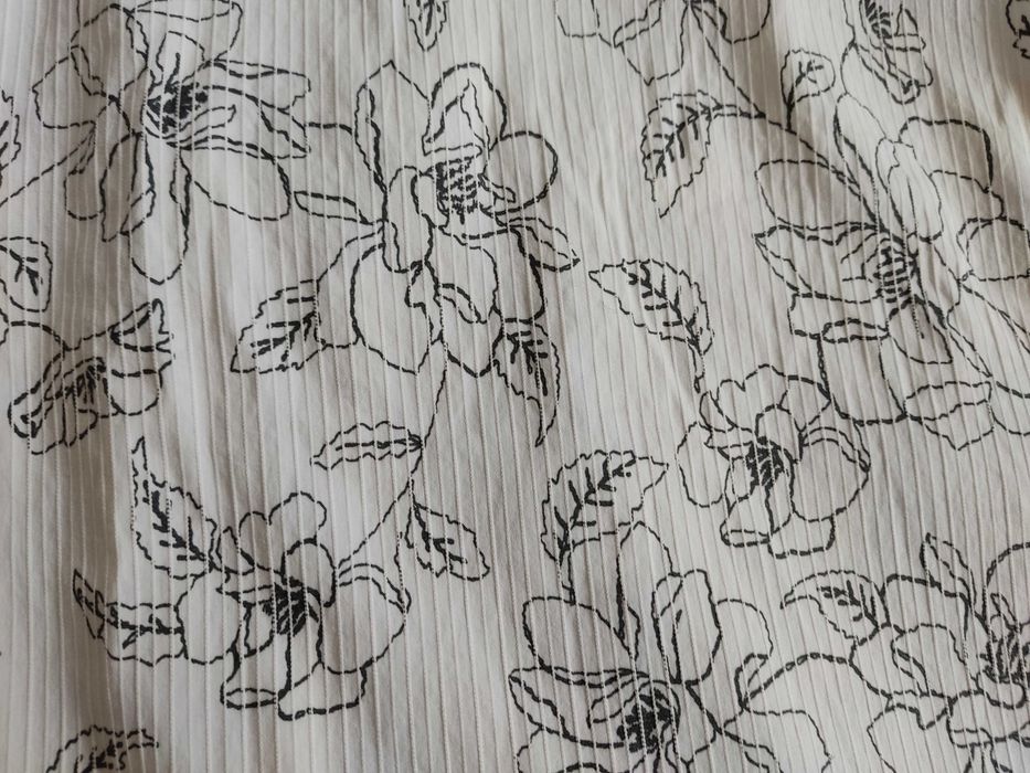 koszula r.S Happy Mum ciąża jasna wzór róża wiązana elegancka