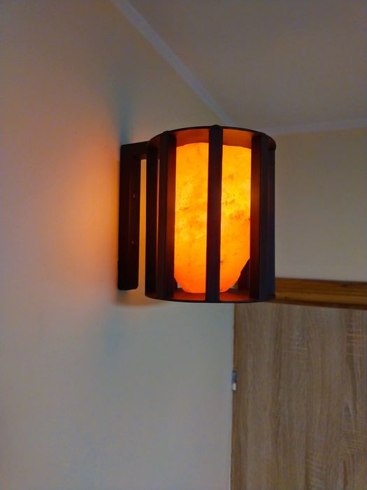 Lampa solna naścienna w stylu loft