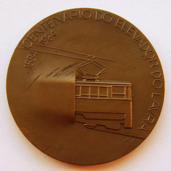 Medalha Bronze Elevador do Lavra Centenario CARRIS