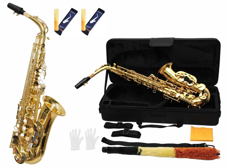 Memphis MSA-100G saksofon altowy z akcesoriami + stroiki gratis