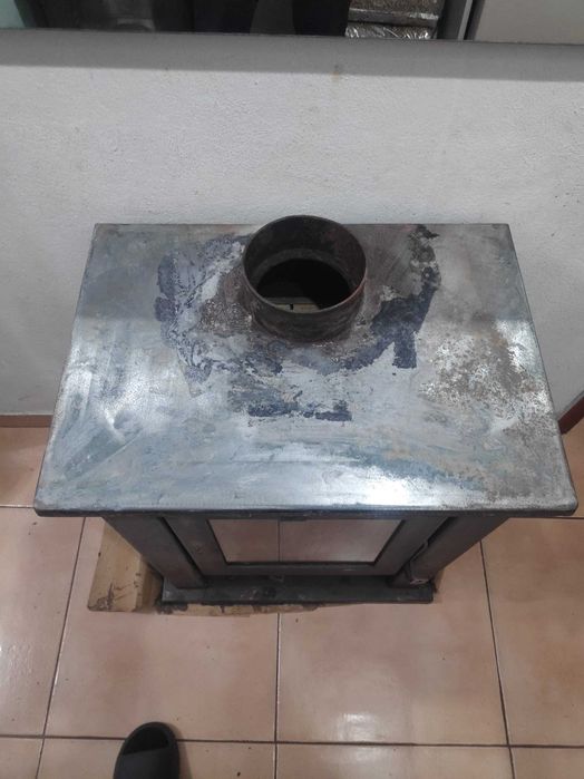 Salamandra a Lenha 6.8kW + Tubos