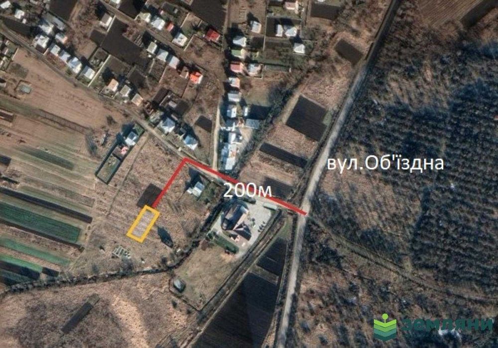 Продаж землі під забудову, 10 соток м.Тисмениця вул. М.Погідної (5)
