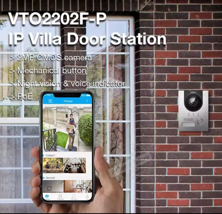 Video porteiro Dahua DHI-VTO2202F
