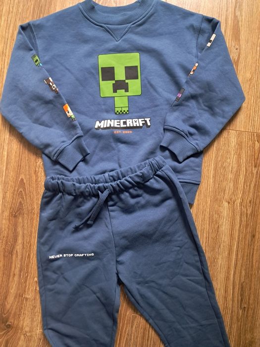 H&M Minecraft dres chłopięcy 110