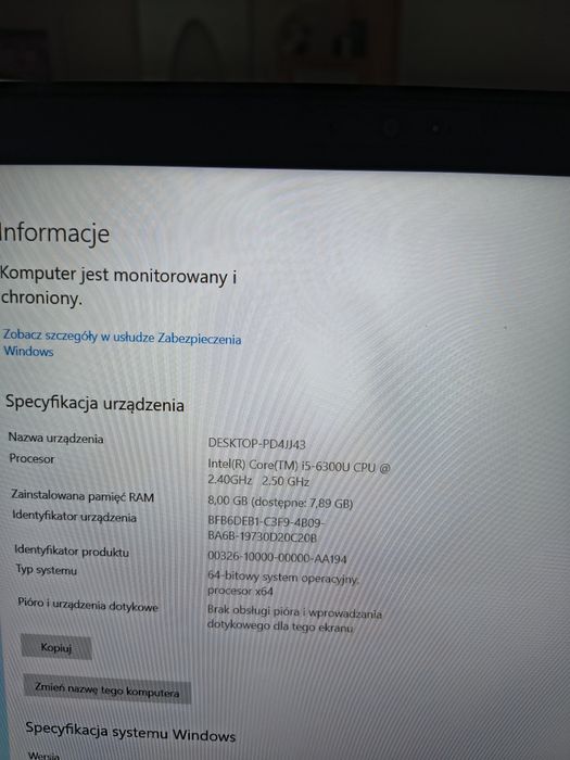 Laptop Fujitsu Lifebook E756