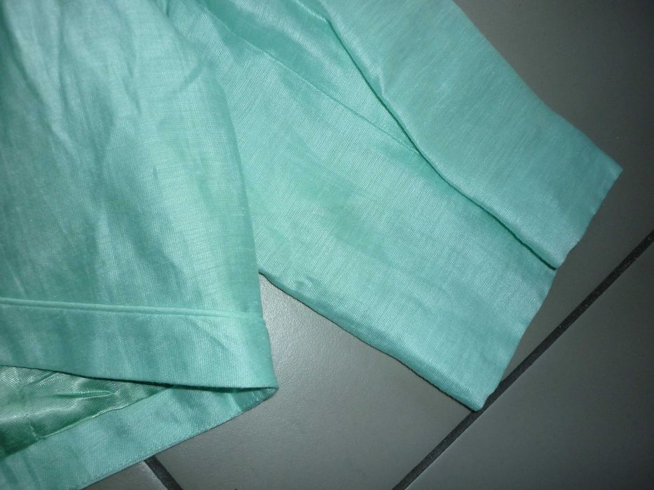 Minuet bolero w kolorze miętowym len nowy