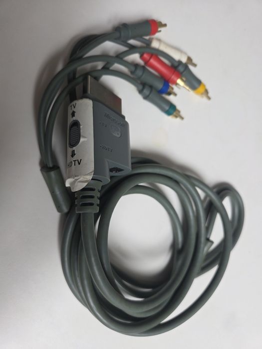 Kabel Component AV HD Xbox 360 oryginał