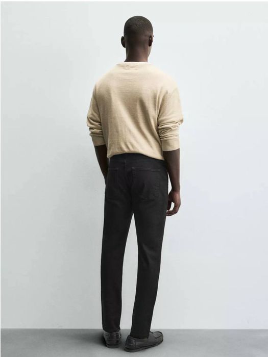 ZARA Slim Fit Jeans Black  42р