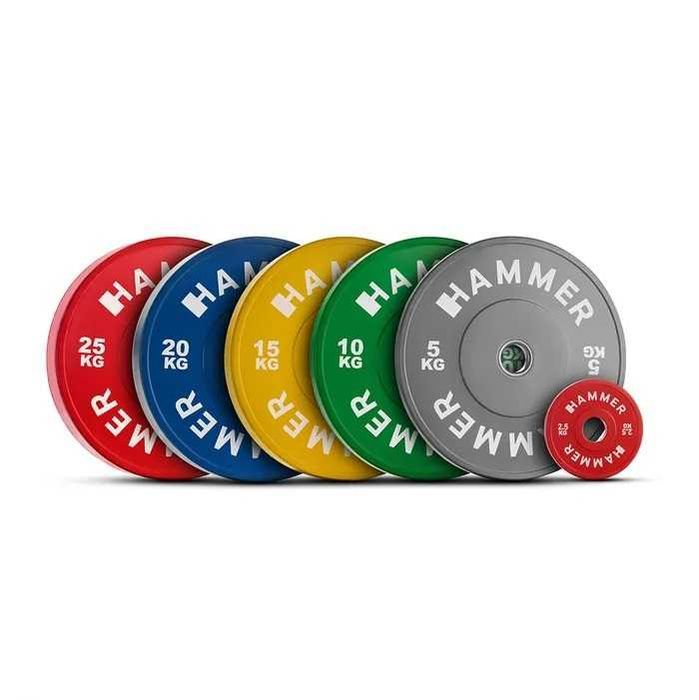 Obciążenie bumper 25 kg HAMMER 50mm - sklep stacjonarny