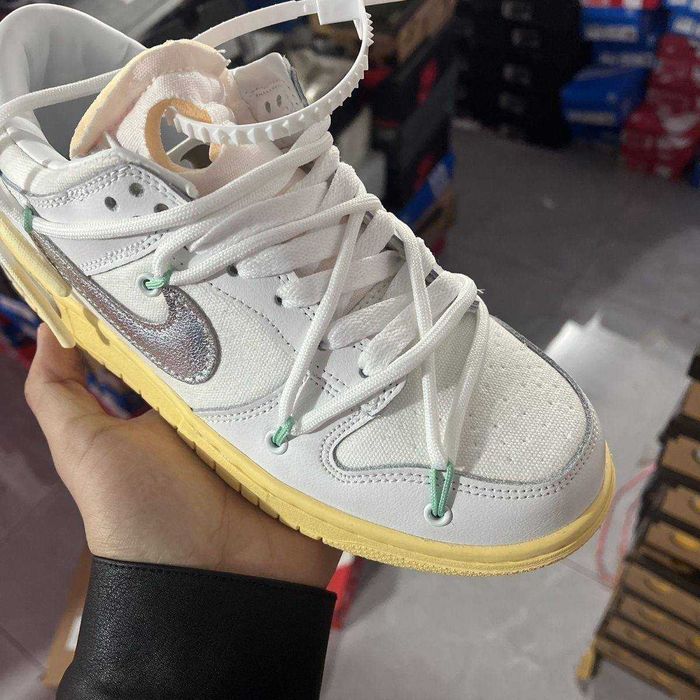 (БЕЗ ПЕРЕДОПЛАТИ)Nike SB Dunk x Off White найк сб данк офф вайт білі
