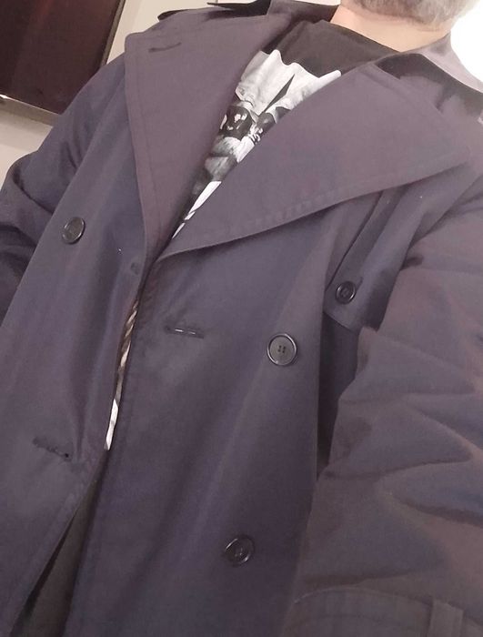 Płaszcz męski granatowy