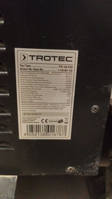Osuszacz TTK 166 ECO