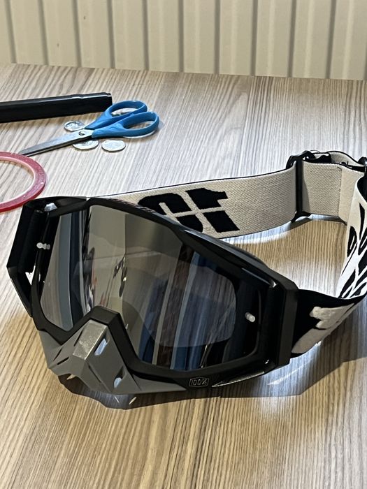 Gogle do kasku cross