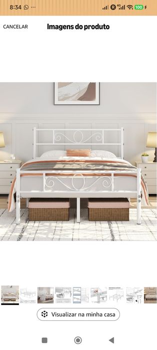 Cama Casal de Ferro