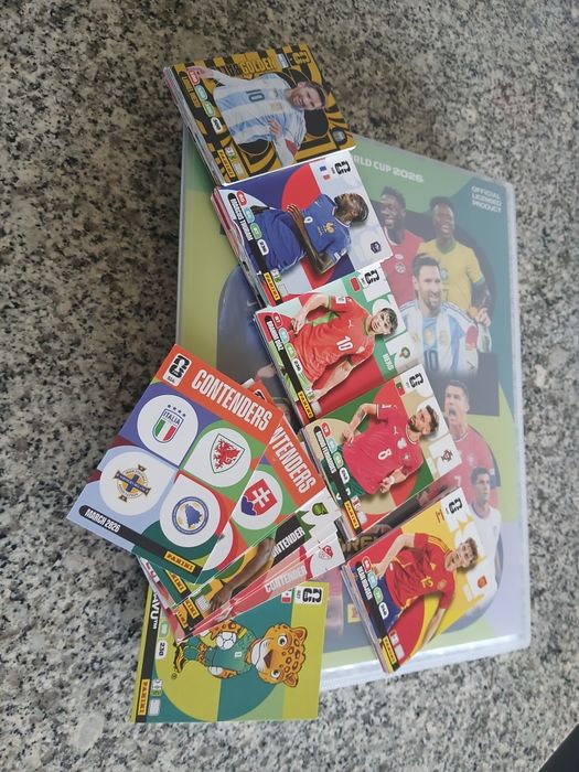 57 cartas aleatorias (fotos reales) sim repetidas adrenalyn xl mundial 2026