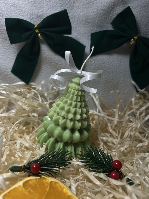 Świeca sojowa choinka