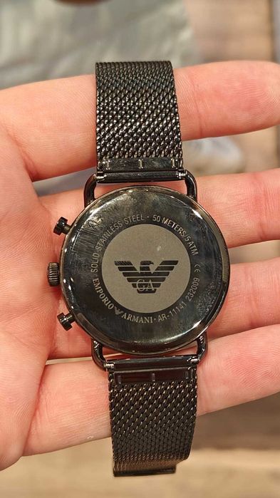 Zegarek Emporio Armani AR1114 | elegancki brąz