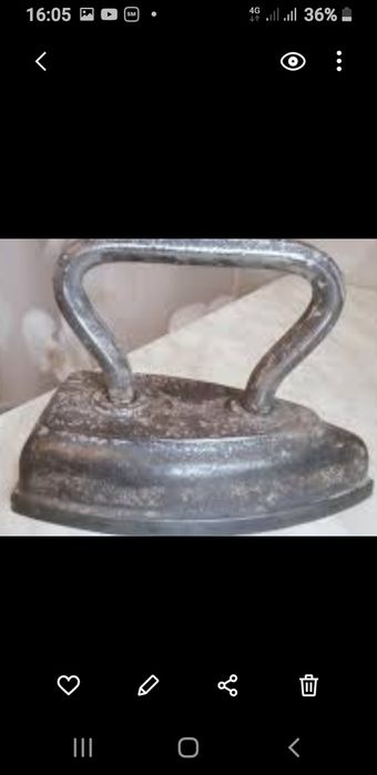 Утюг чугунный СССР в хорошем состоянии 200 гривен