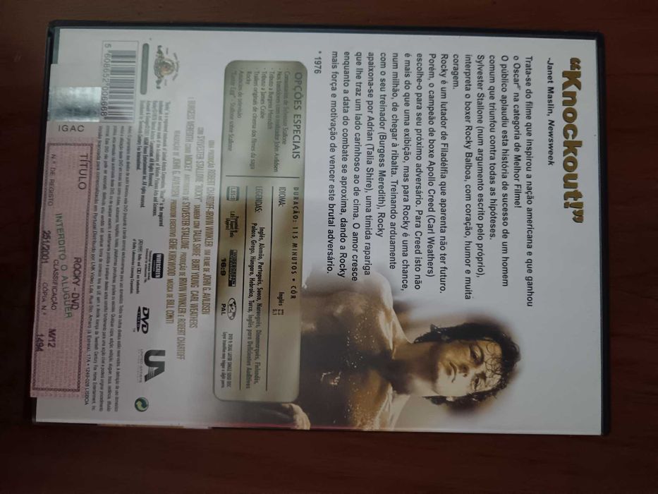 filme dvd original - rocky