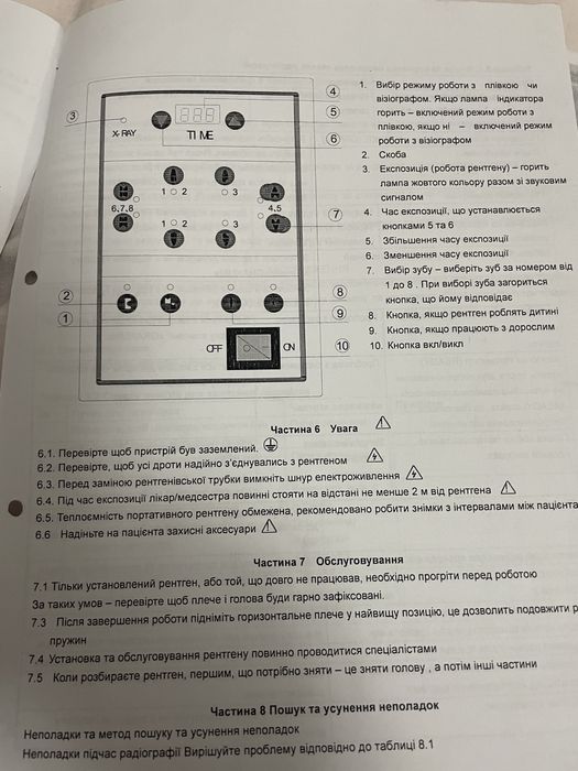 рентген стоматологічний стаціонарний