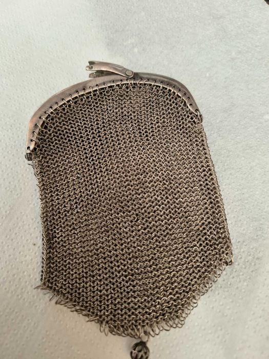 Bonita oferta de NATAL - Porta moedas em prata