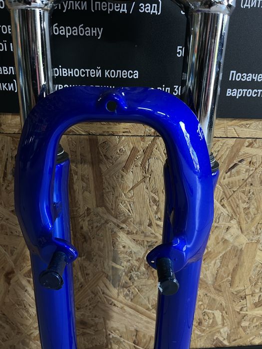 Велосипедна вилка 28" різьбова 25.4мм довжина штоку 21см