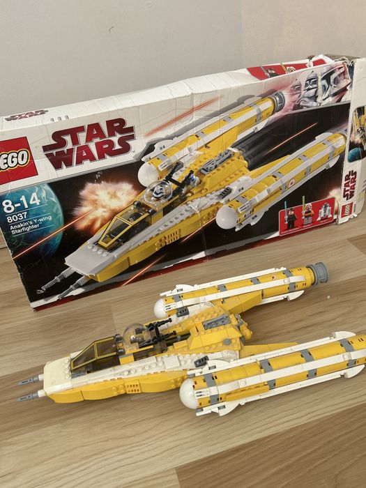 Zestaw lego star wars 8037 anakins Y-wing starfighter
