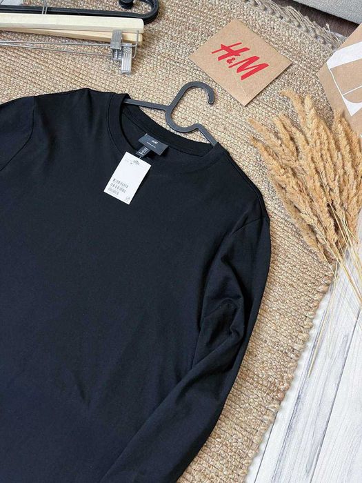Чоловічий лонгслів regular fit H&M, Розміри - S,M,L,XL