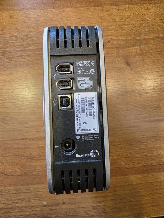 Зовнішній HDD - Seagate Pushbutton Backup 300 Gb - На Запчастини (Б/В)