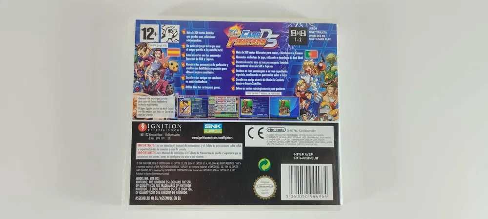 SNK vs Capcom Card Fighters para Nintendo DS - Edição PAL