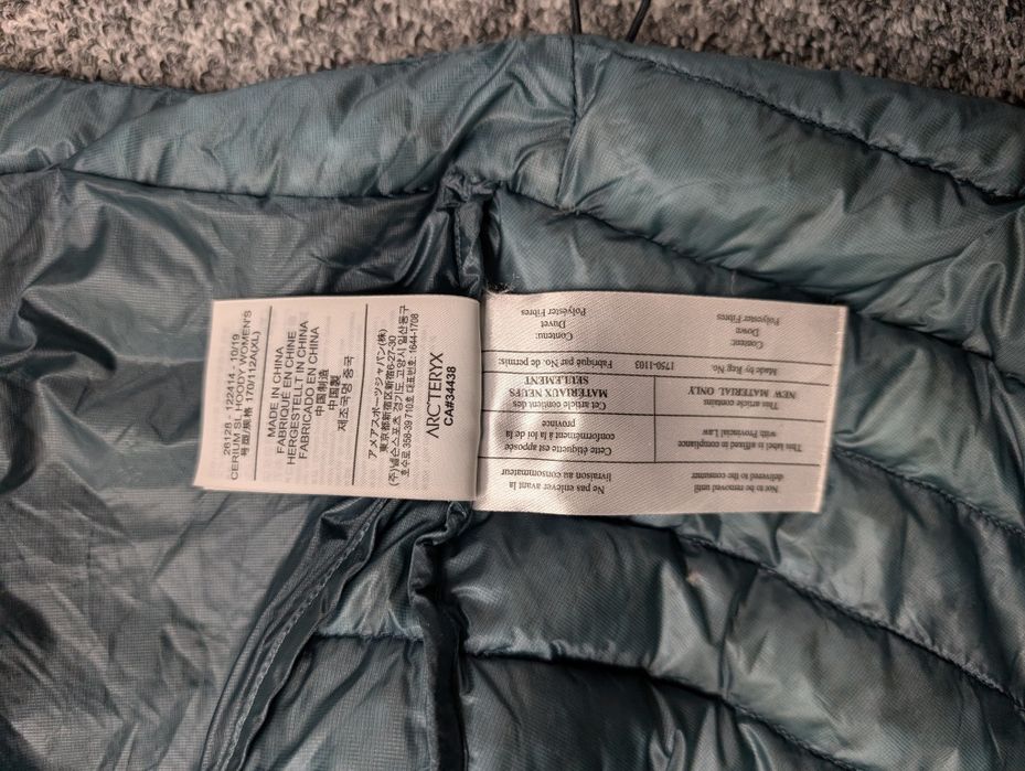 Жіноча куртка arc'teryx cerium sl hoodie arcteryx  мікропуховик