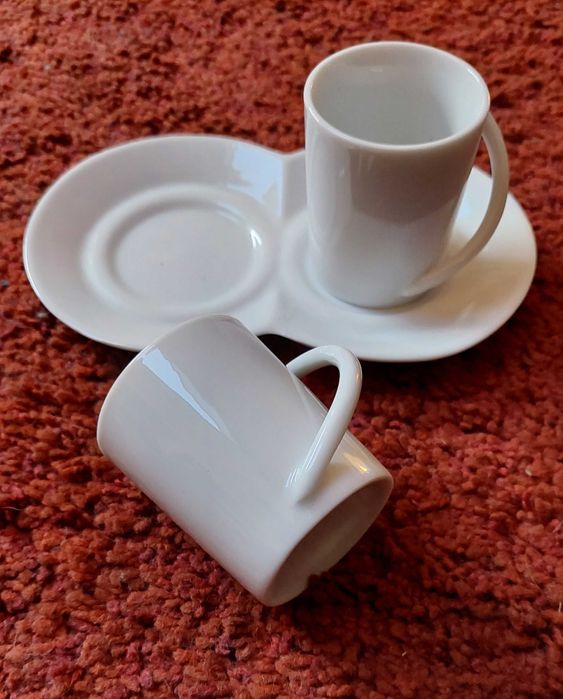 Chávenas de café pires duplo