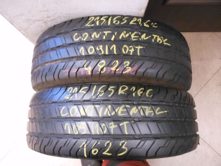 Opony 215/65r16c continental conti van contact 100 8,5mm lato para