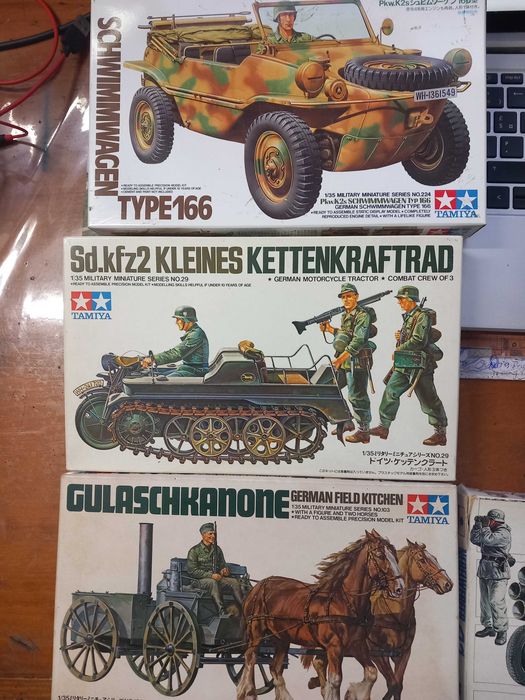 Kits modelismo Tamiya, Dragon, Verlinden, Esci 1/35