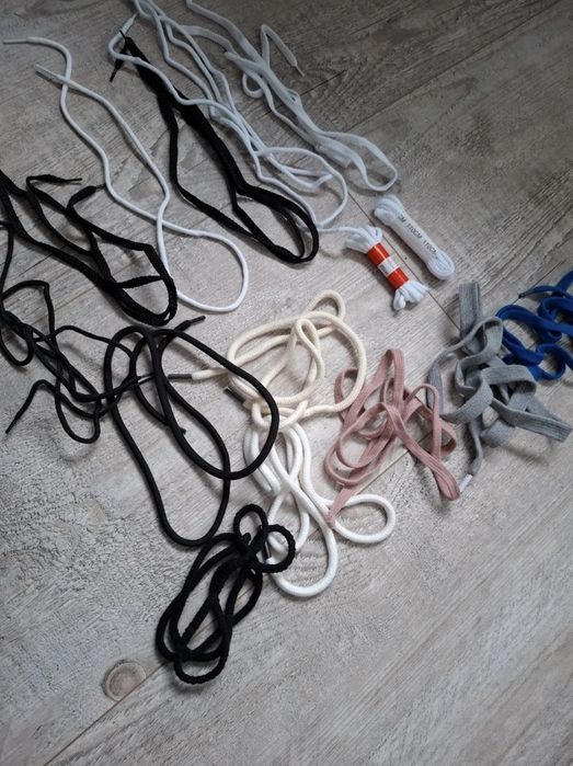 Sznurówki nowe i sznurki do bluz