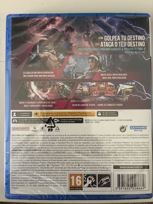 Jogo PS5 Tekken8