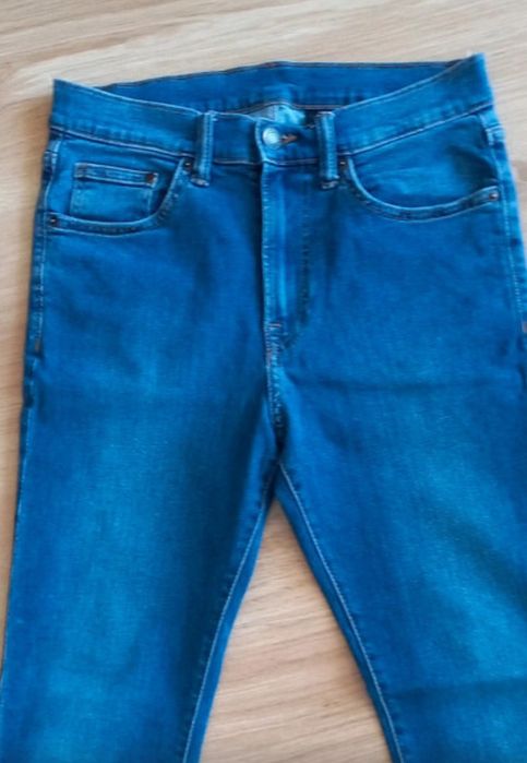 Spodnie męskie jeansowe niebieskie 31/32 skinny