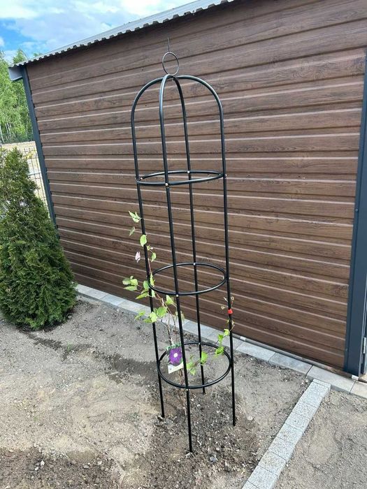 Kwietnik podpora pergola dla roślin 190 cm wysoka metalowa