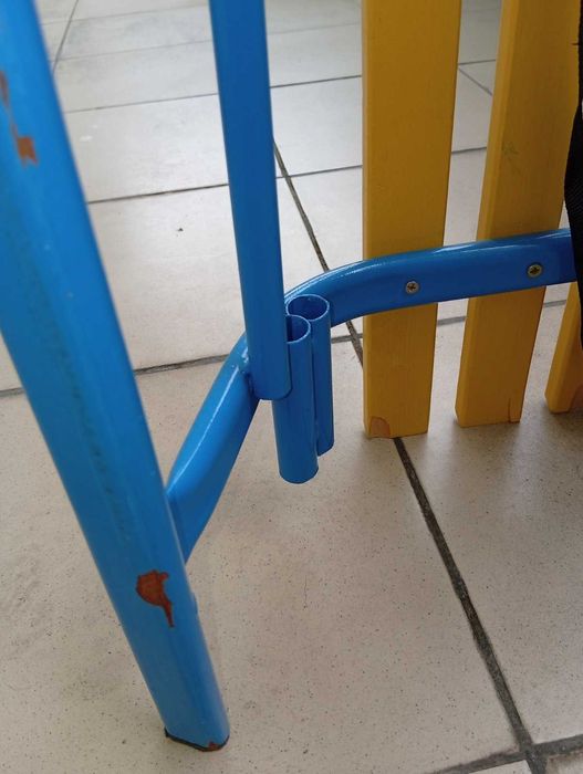 Санки зимние, синие, Санки детские