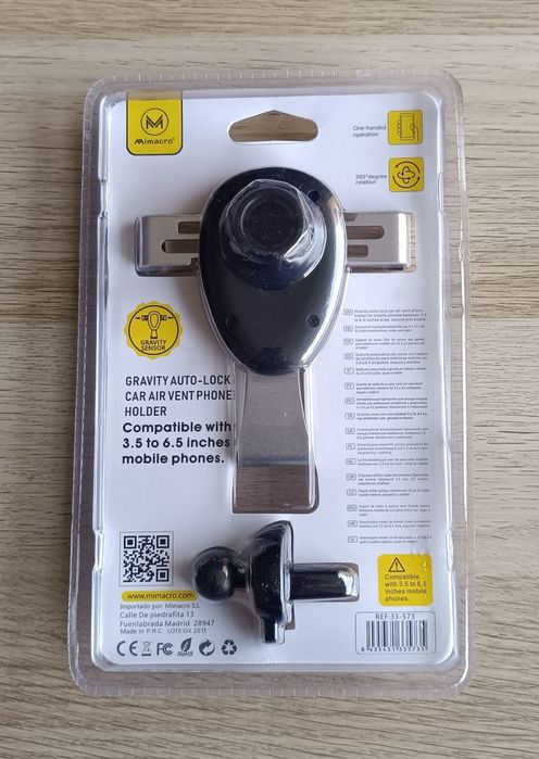 Suporte de carro para telemóvel