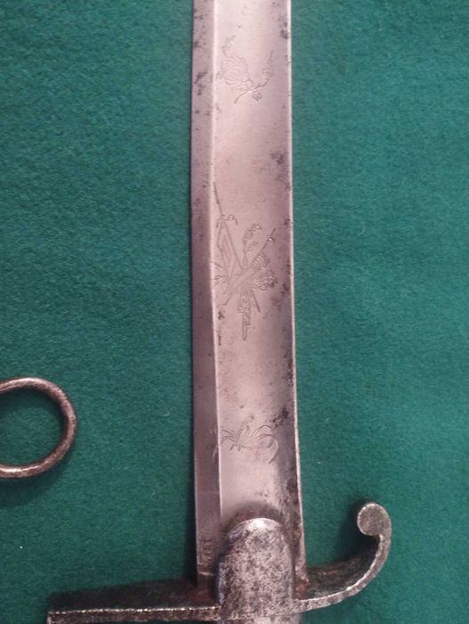 Espada de oficial  Tipo 1796 (fabricação civil)*.
