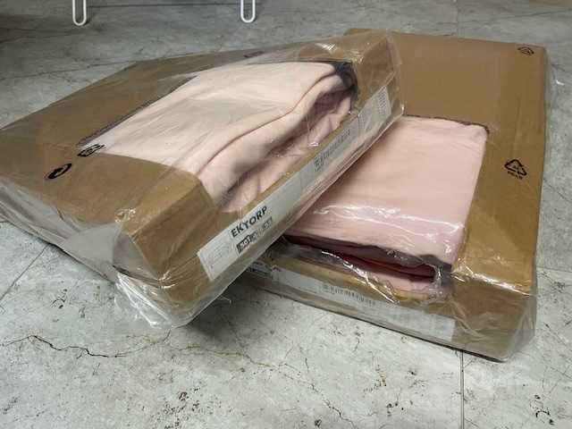 Pokrowiec pokrycie EKTROP kanapa 2+3 IKEA łososiowy jasnoróżowy