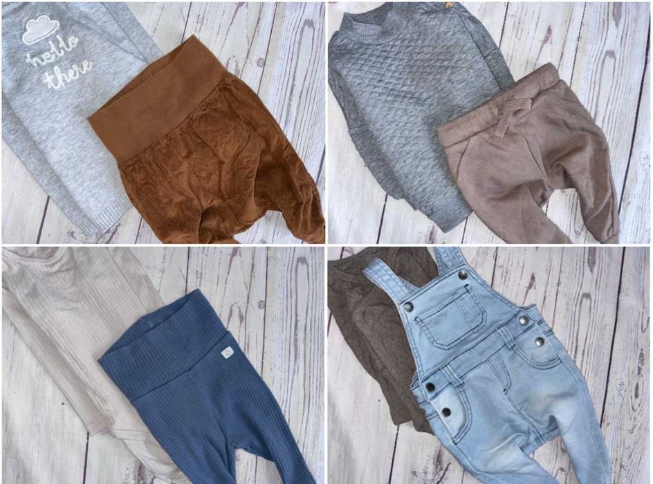 Wyprawka Mega Paka 84szt Dla chłopca 50/56/62/68 zara adidas firmówki